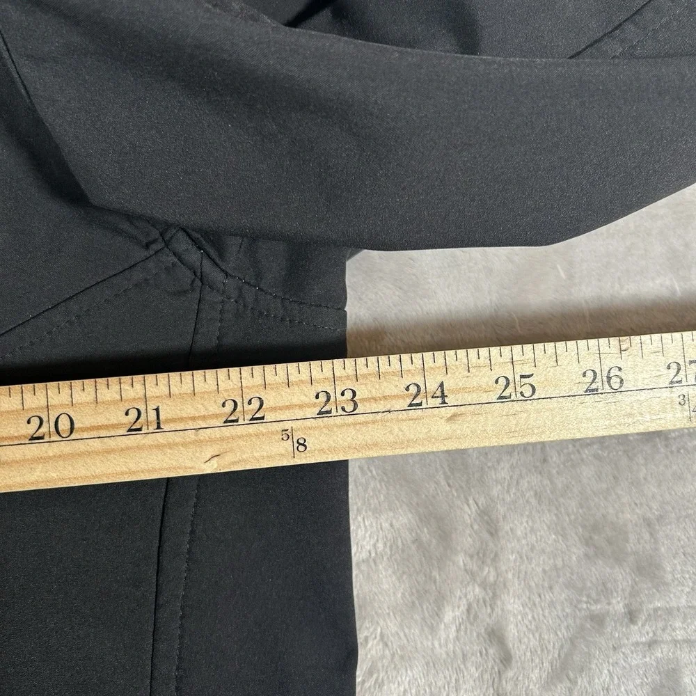 The North Face Summit Series Hooded Jacket Mens L Black Hyvent Removable Hood
